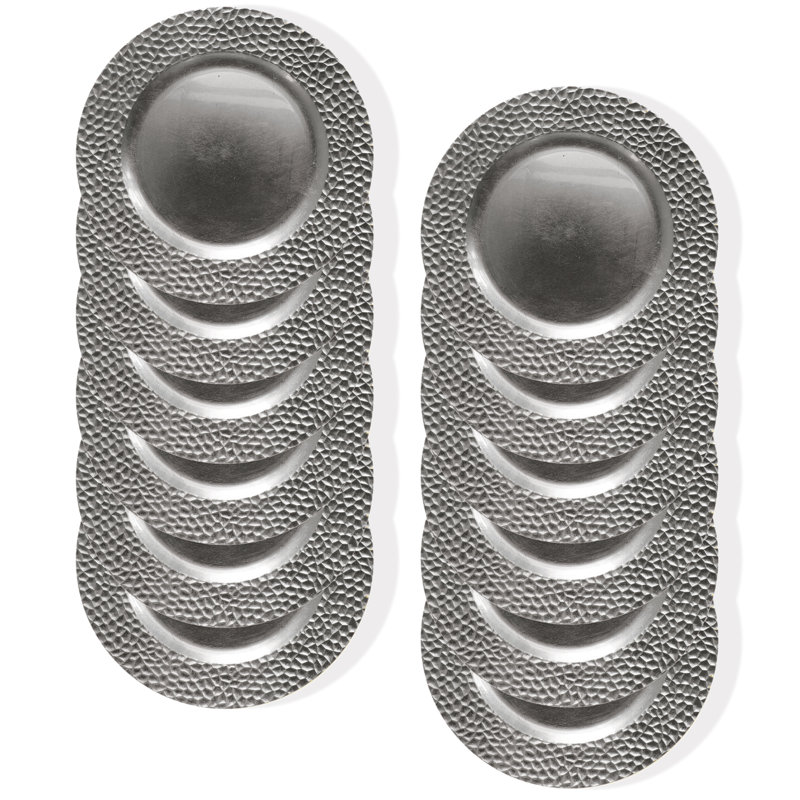 13" Charger Plate, Silver