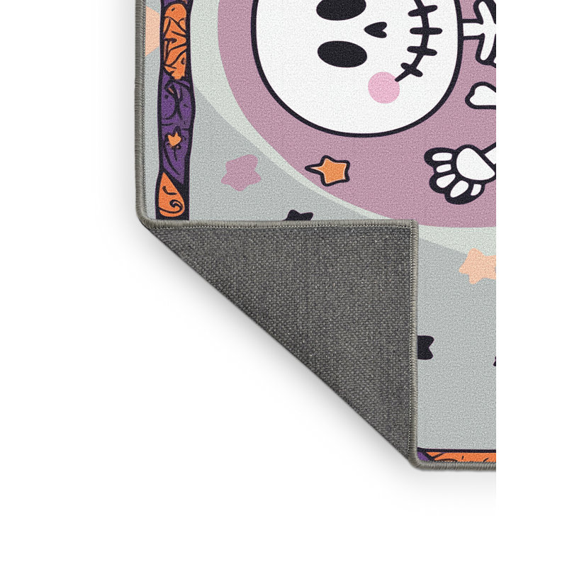 Tapis de vacances d'Halloween The Holiday Aisle®, Rectangle 7 pi x 9 pi