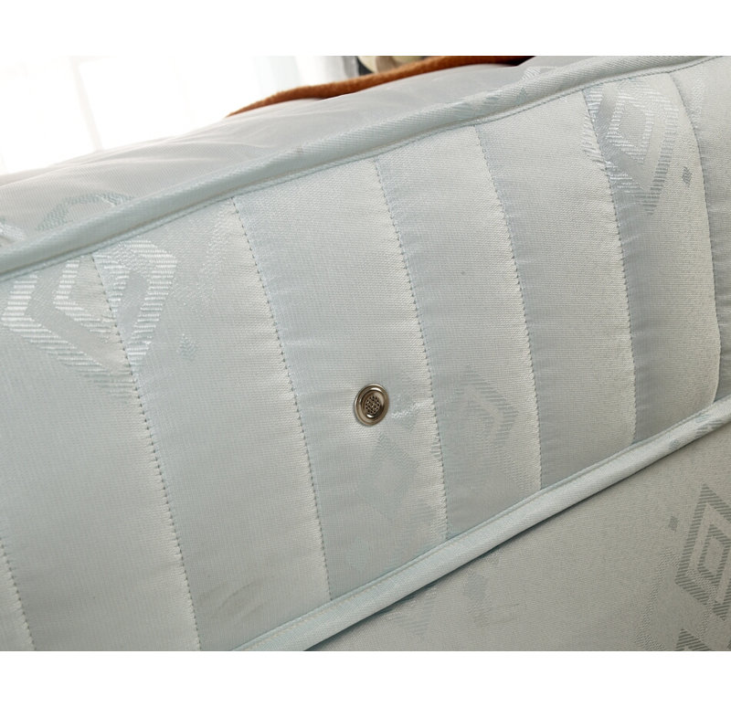 Sifton Upholstered Bed with Mattress, Single (3'), With 2 drawer