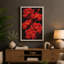 Vibrant Red Blooms Botanical - Wrapped Canvas-1976089346-1976089375