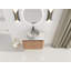 Meuble-lavabo mural 30 po avec lavabo d'art en céramique et 2 portes à fermeture en douceur, emballage KD, contreplaqué-125514665-125514663