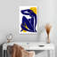 Silhouette de femme abstraite sur toile-1213550806