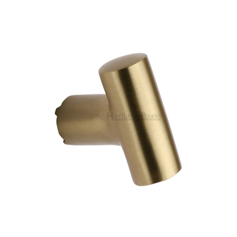 Heritage Brass Heritage Cabinet Knob T Shaped 35mm, Satin Brass