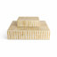 Boîte décorative rayée Dilan Bone-261069064