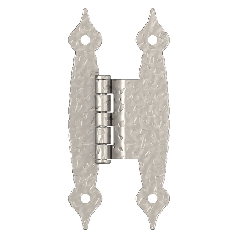 Charnière coloniale, Nickel satiné
