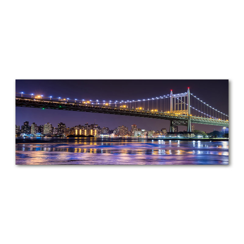 Bridge in New York 1 Piece Wall Art on Canvas