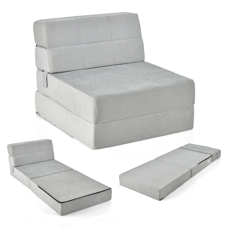 Ceana DE Size - 80 X 190 Cm 15cm Memory Foam Mattress Pad, Silver