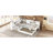 L-Shaped Platform Bed With Trundle, Platform Bed With Storage Drawers And Shelves, No Spring Box Needed-116829712