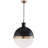 Luminaire suspendu sphère 1 lumière DEL Glaser