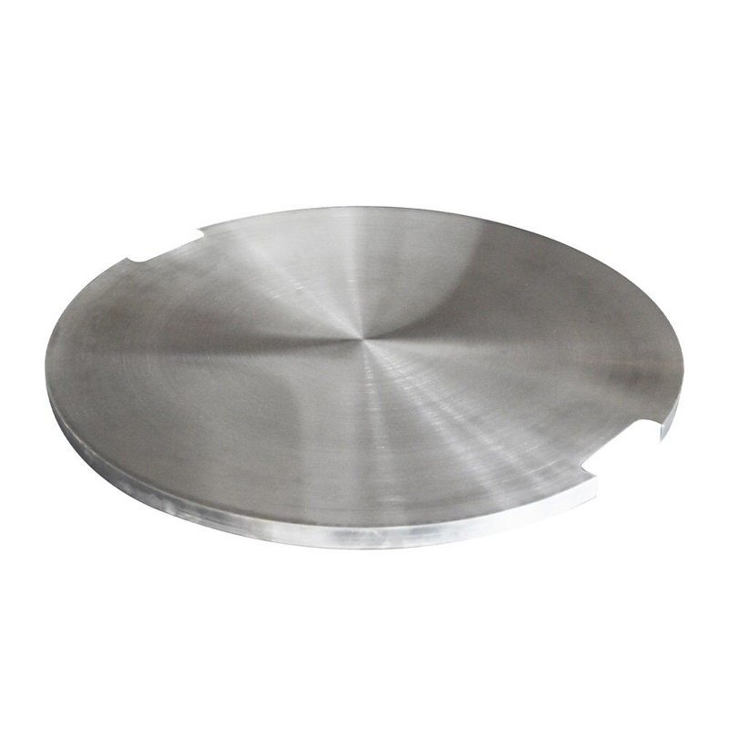 Lunar Round Stainless Steel Fire Pit Lid, 32-Inch
