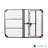 Adjustable King Bed For Head Control - 850lbs Robust Steel, Black, No Box Spring Required With Positioning Function Needed-1558702822