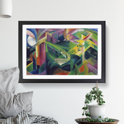 Deer in a Monastery Garden by Franz Marc - Picture Frame Painting