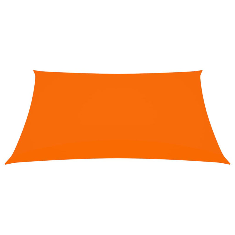 Yutan Rectangular Shade Sail, 450cm x 250cm, Orange