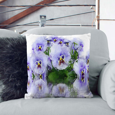 Floral Square Cushion