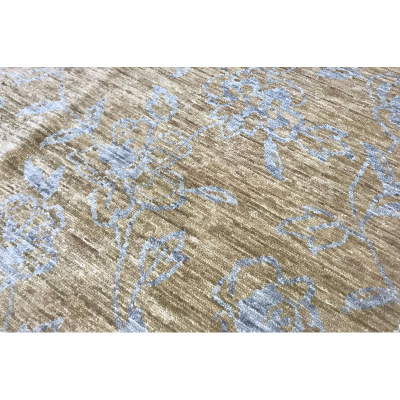 Hand-Knotted High-Quality Gold Area Rug