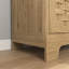 Armoire à café, buffet avec tiroir et tablette réglable, armoire de rangement avec porte de grange