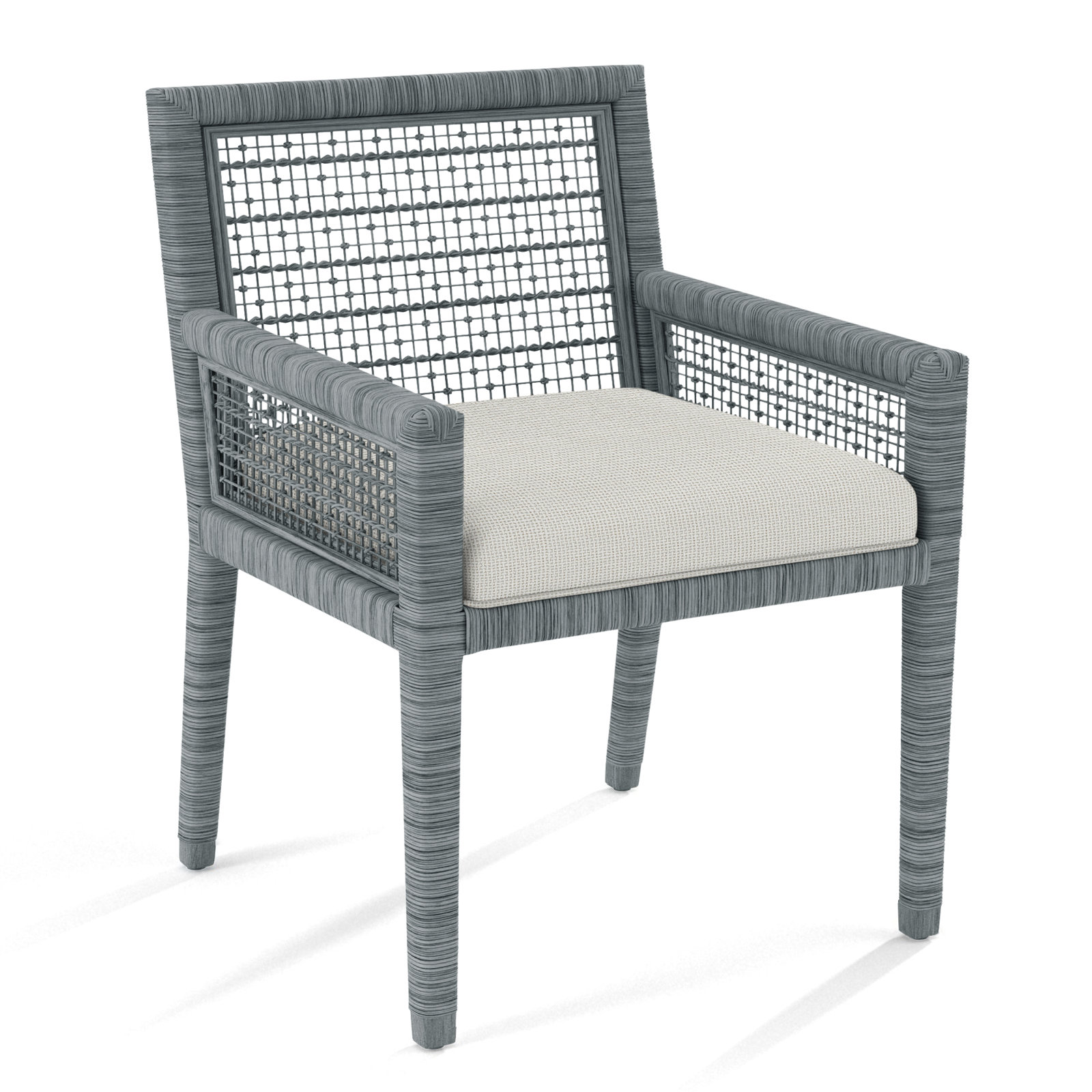 Glinda Dining Armchair, Red Solid; 0336-22, Nickel