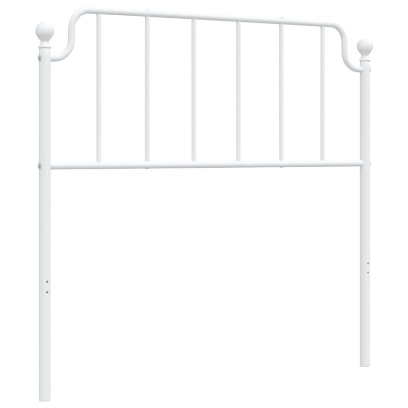 Ambriel Steel Headboard, 100 cm, White