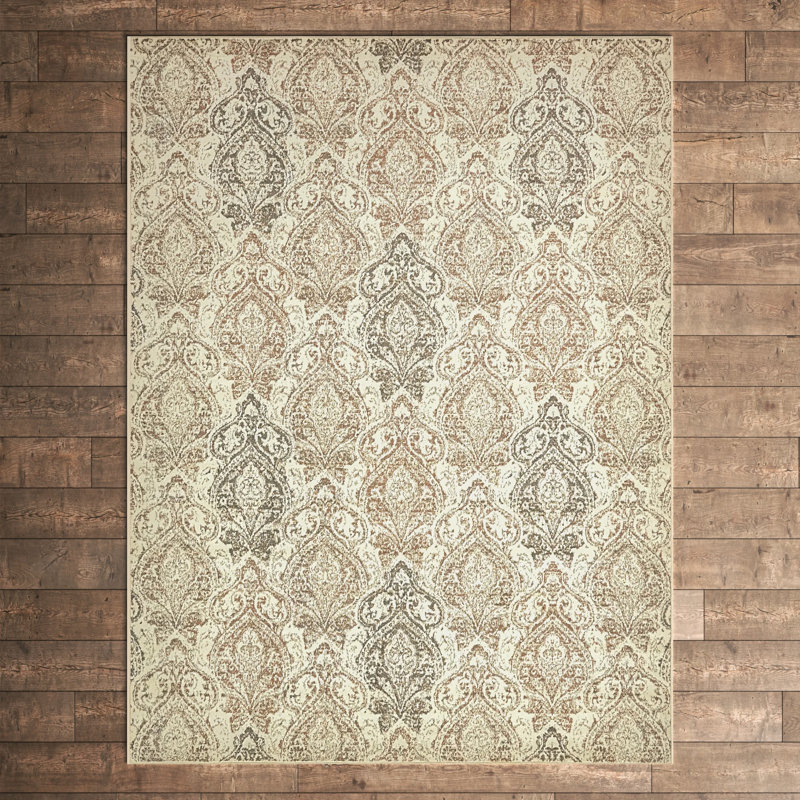 Tapis beige / brun Tobitha Southwestern, Rectangle 9 pi x 12 pi 2 po