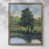 Walnut Framed Canvas