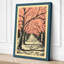 Tree-Lined Avenue Scandinavian - Wrapped Canvas-168740225-168740231