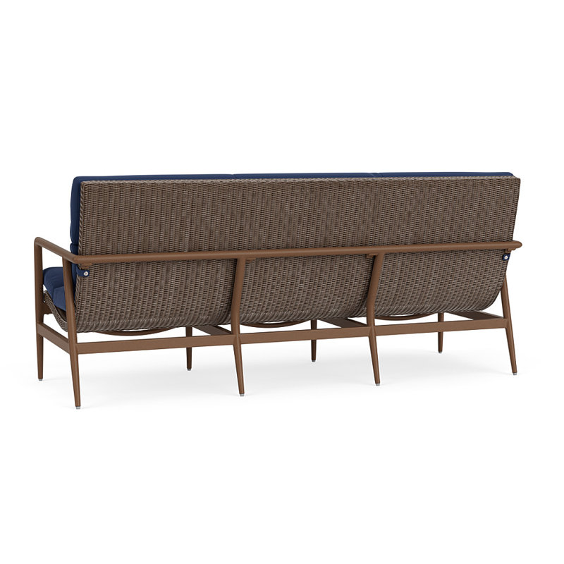 Cascade Outdoor 3 - Seat Patio Sofa, Beach Navy, Bark