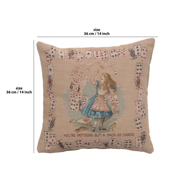 Contemporary Cotton Blend Pillow Cover