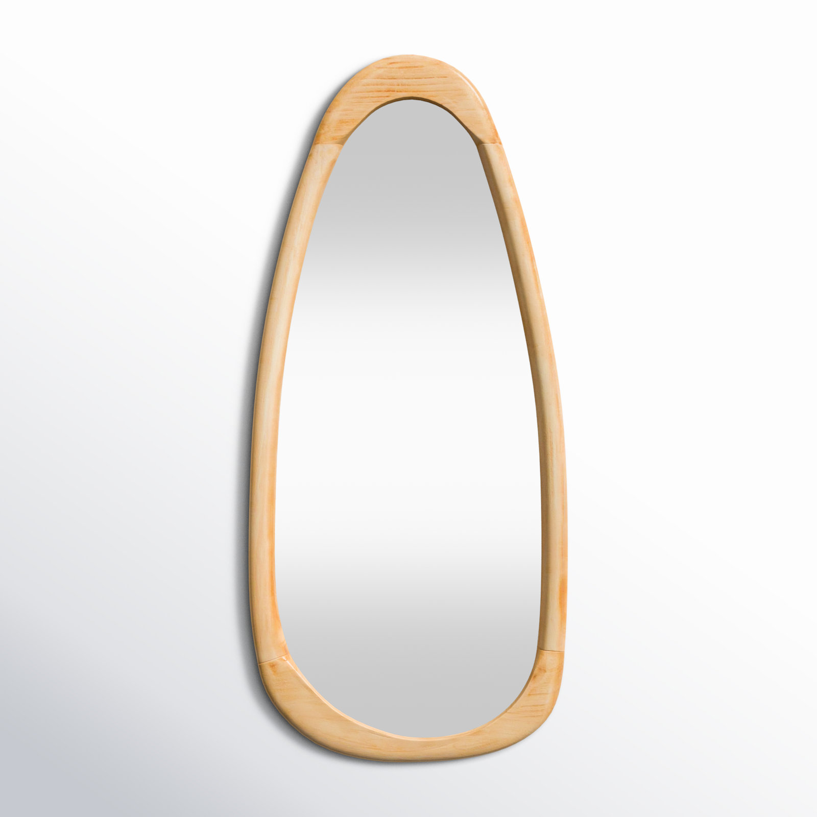 Dupont Solid Wood Asymmetrical Wall Mirror