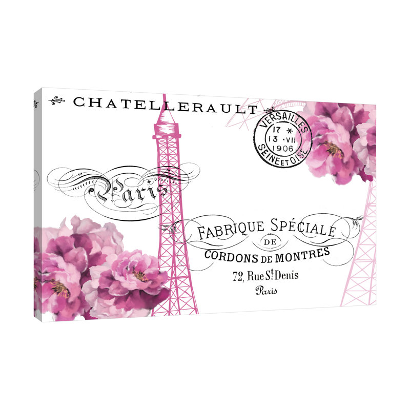 «Paris Scents 13», toile tendue par Kimberly Allen, H 24 po x l 36 po x P 1,5 po