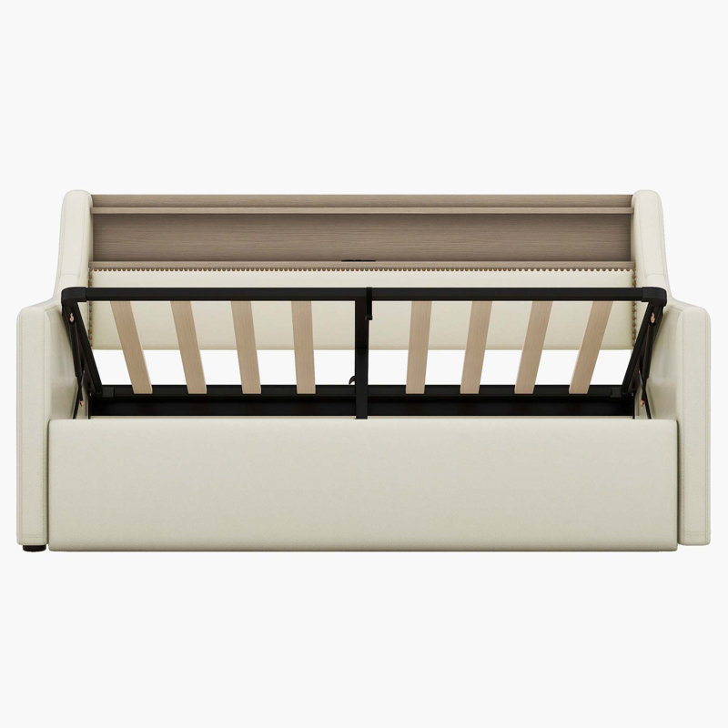 Desja Upholstered Daybed, Beige