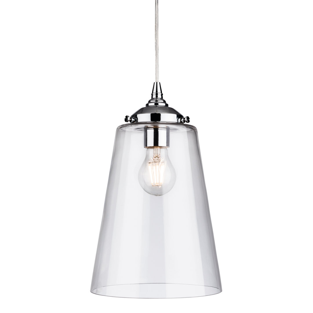 Pendants 1 - Light Chrome Cone Pendant