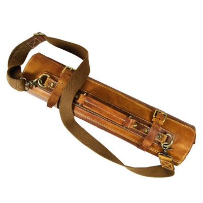 Aaron Leather Goods 13 Slot Knife Bag