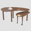 Table basse avec petite table rotative-1155914005