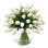 Real Touch Tulips Centerpiece In Vase