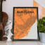 Barcelona City Map - No Frame Print-269655123