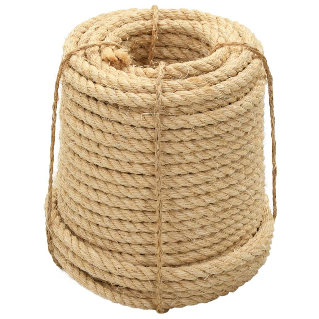 Vidaxl Rope 100% Sisal 14Mm 50M Twisted Twine Braided Rope Cat Scratching 8718475799573 - Image 4
