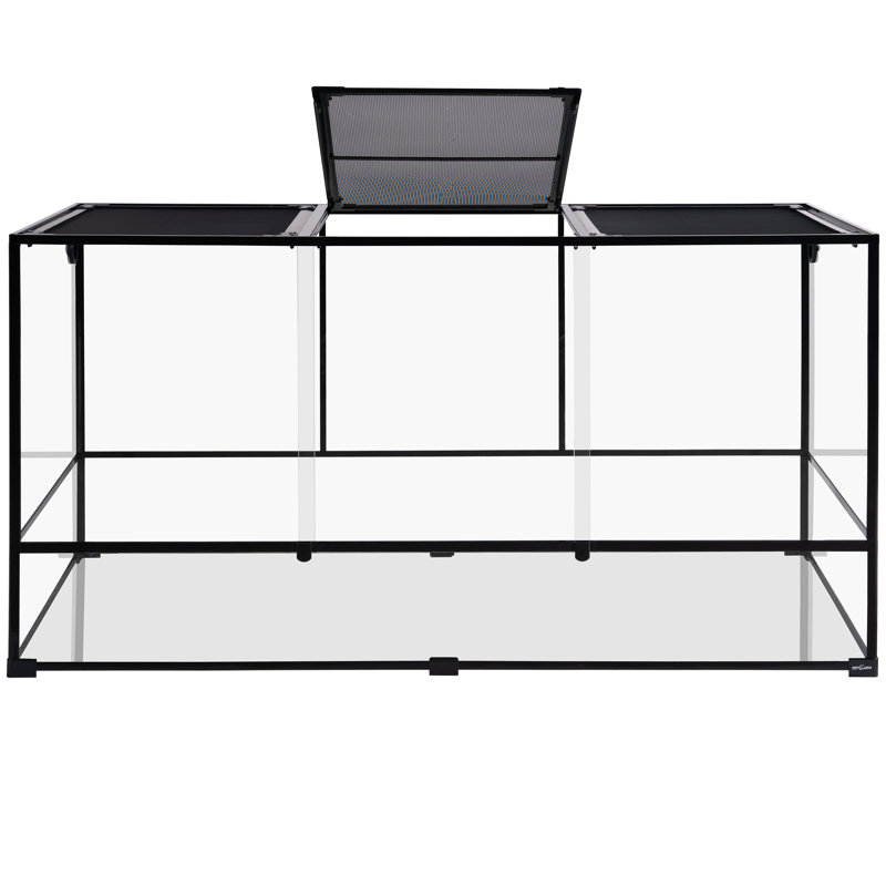 72'' x 36'' x 36'' Glass Reptile Terrarium