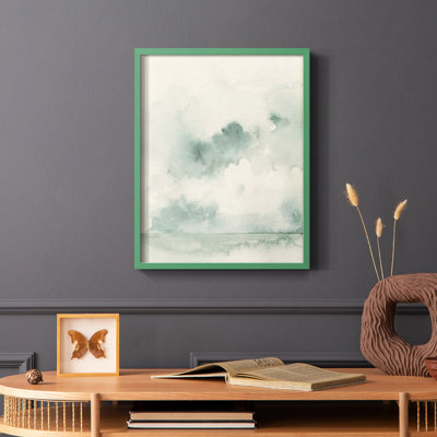 «Ocean Impression I», reproduction encadrée - bois massif