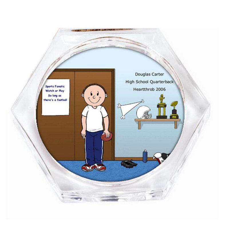 Ensemble de 4 sous-verres personnalisables, Oui