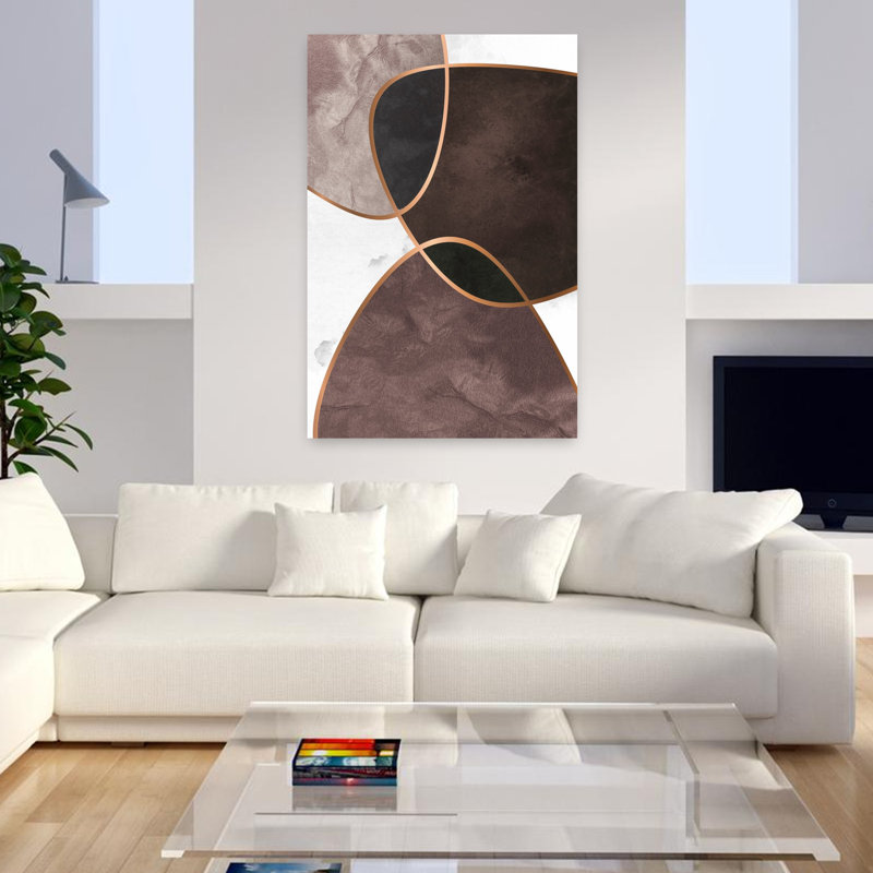 Velvet Shapes 4, art contemporain abstrait, H 60 po x l 40 po