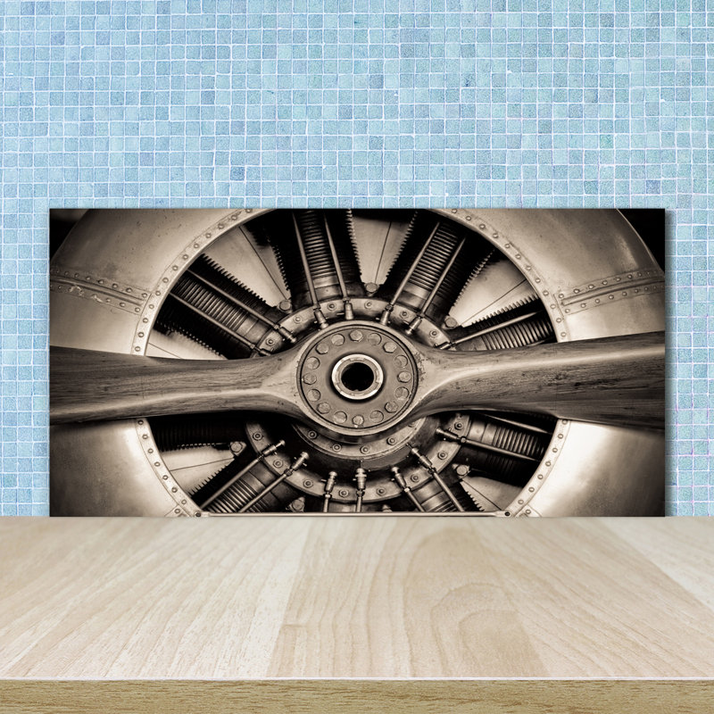 Aceion 50cm W x 100cm L Glass Peel and Stick Panel