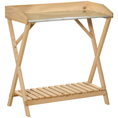 Table de jardin avec banc de jardinage