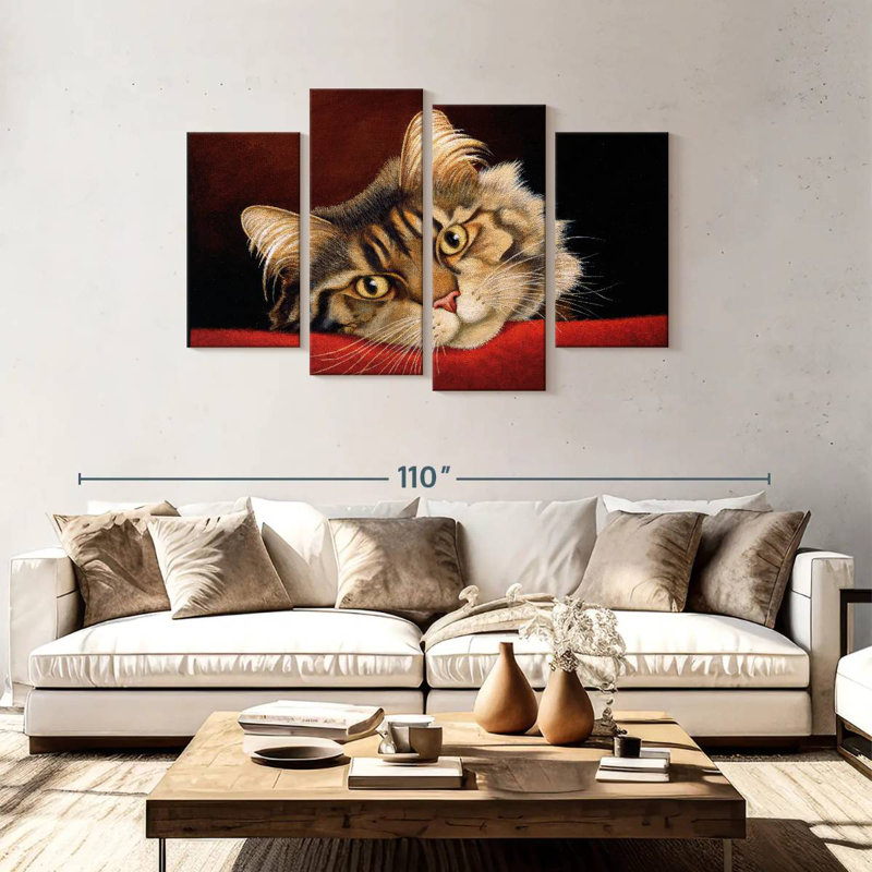 Brampt Mocha Dominguez, 48" H x 75" W