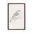 Toile avec cadre en bois brun classique est en rupture de stock