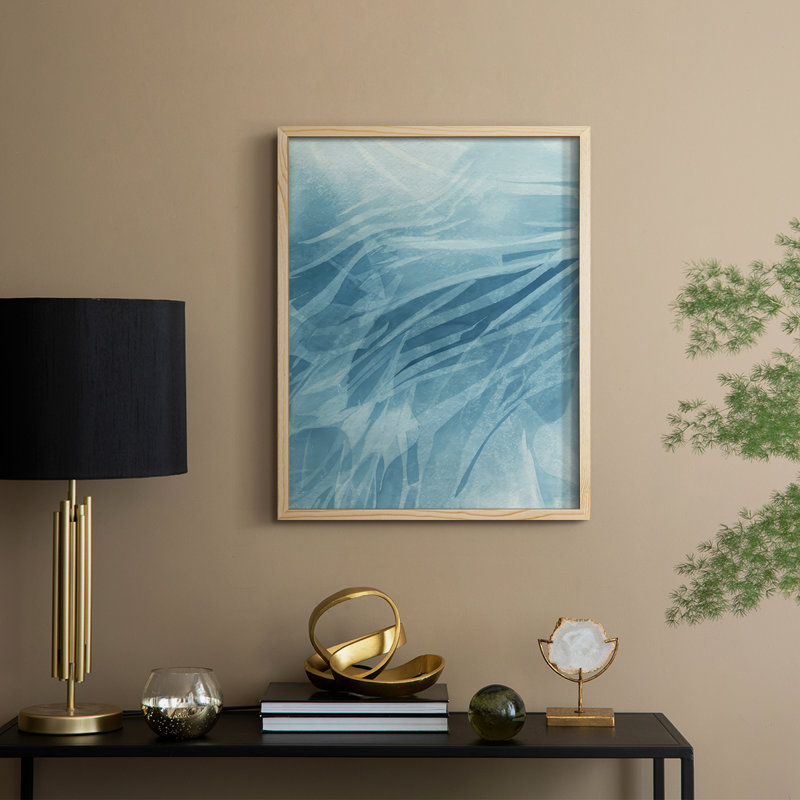 Marine Reflections I, reproduction encadrée - bois massif, Naturel, H 15 po x l 12 po