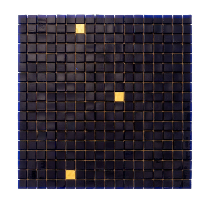 Mingles 0.6 in. x 0.6 in. Grid Glazed Tile