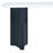 Narrow Console Table With Oval Marble Top, Curved Legs And Triangular-designed Base-534042535