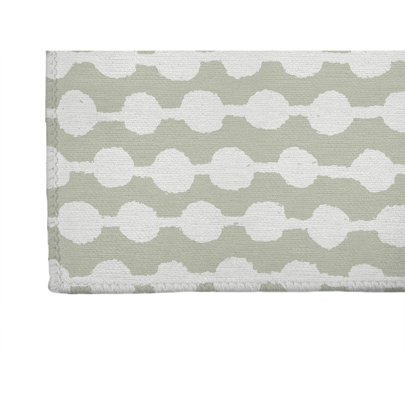 Tapis d'extérieur antidérapant à pois, Tapis de couloir 2 pi 6 po x 8 pi