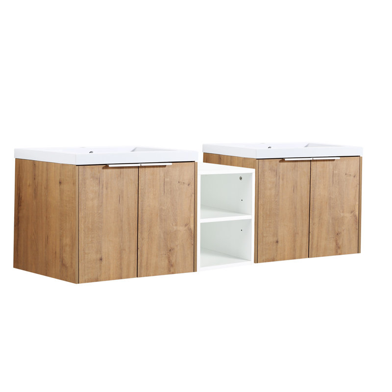 Meuble-lavabo à fermeture en douceur Kamre