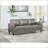 Grey Track Arm Sofa